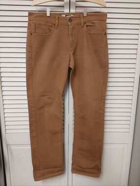 Golden Denim Slim Straight-Leg Duck Canvas Pants